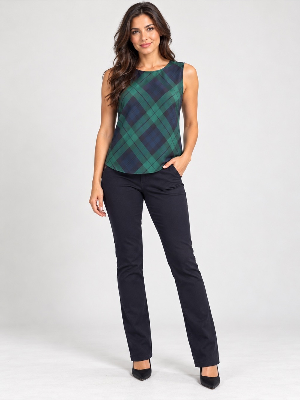 J. Crew Black Straight-Leg Pants for Women